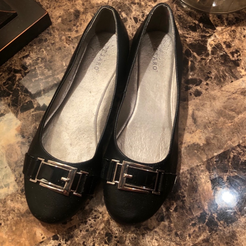 Black flats